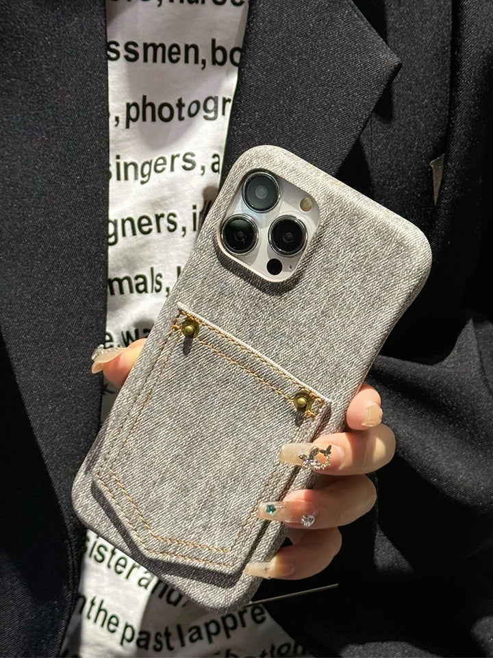 Indigo Denim iPhone Case