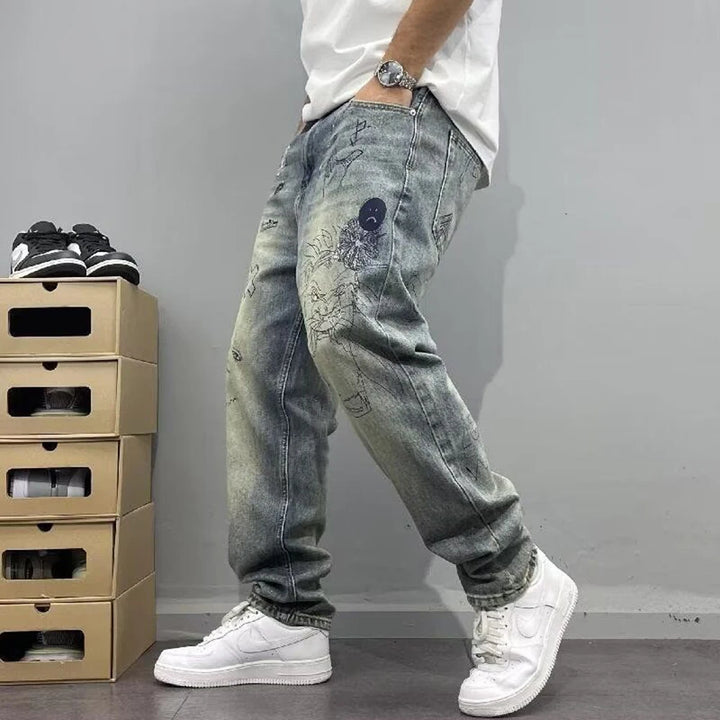 Brooklyn Washed Denim Jeans