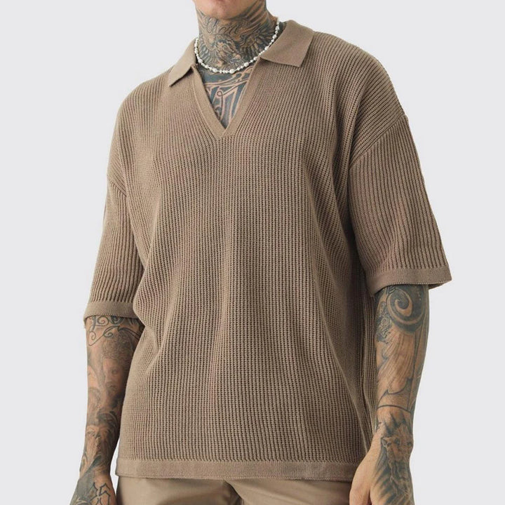 Calloway Waffle Weave Polo Shirt