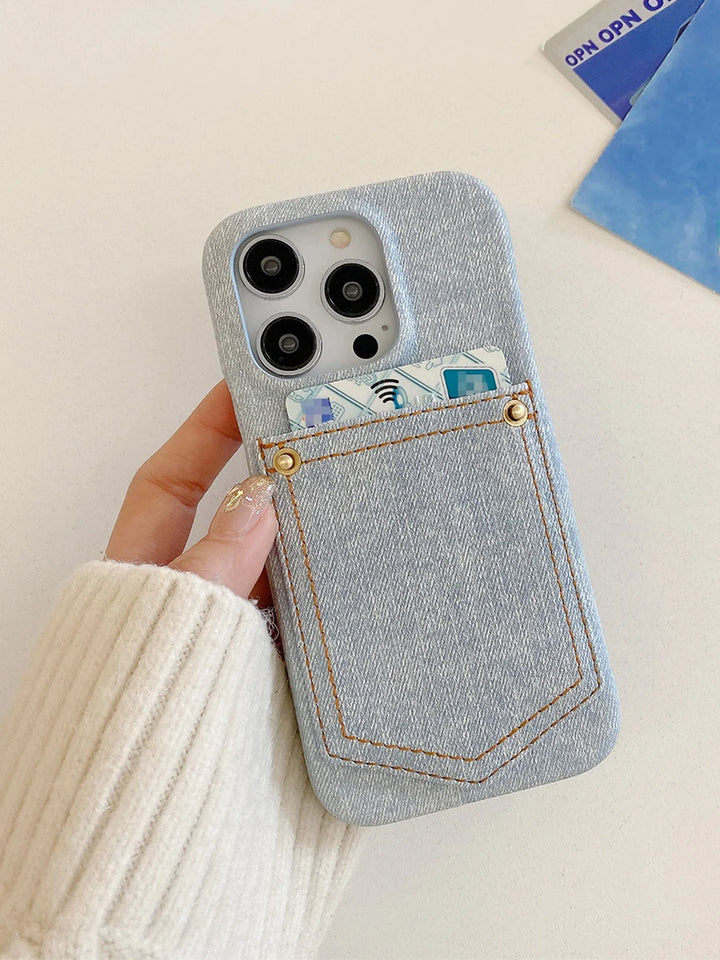 Indigo Denim iPhone Case
