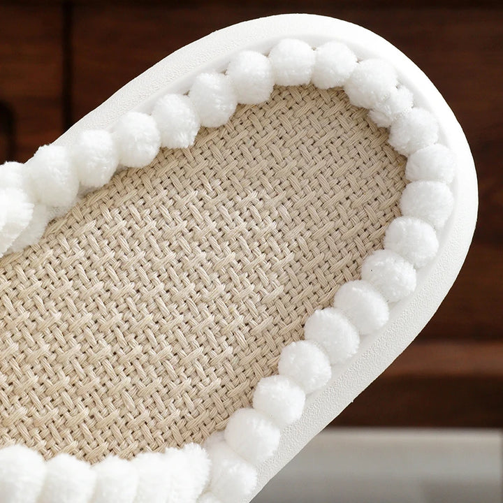 Lush Mellowz Linen Slippers