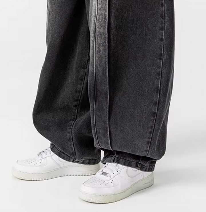 Renzo Wide-Leg Denim Pants