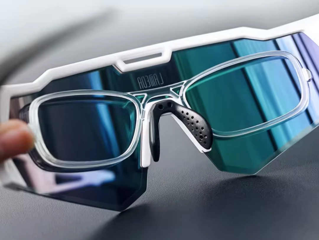 Reflective Aero Cycling Sunglasses