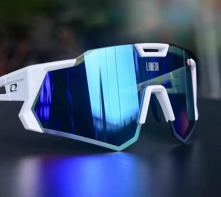 Reflective Aero Cycling Sunglasses