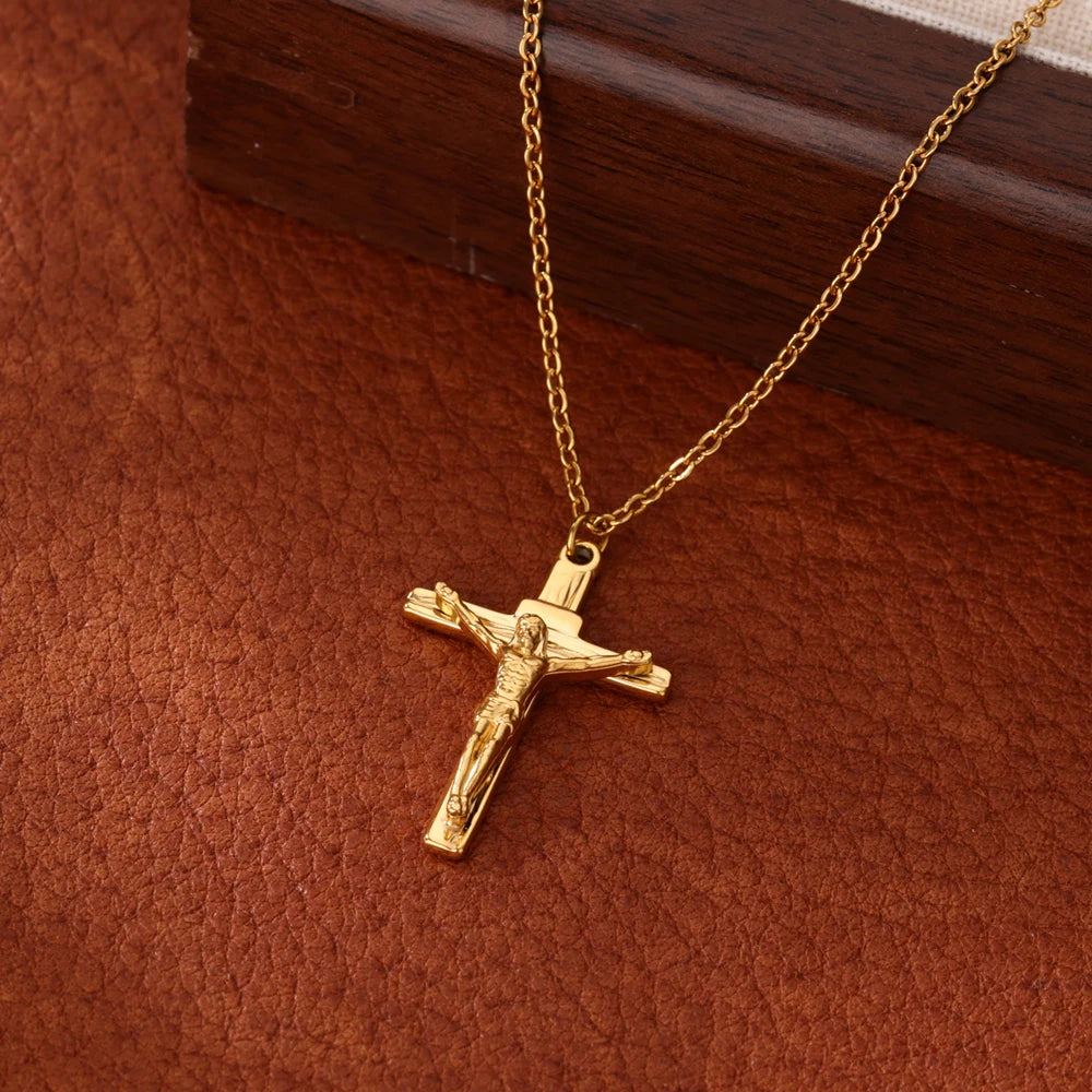 Lucentis Crucifix Necklace