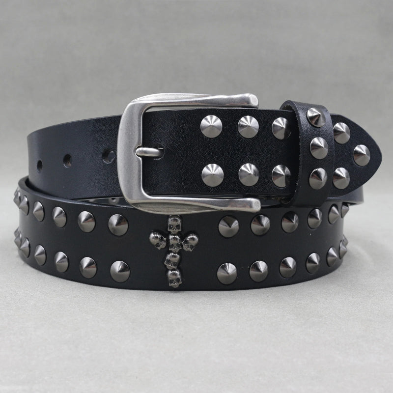 Mercer Studded Leather Belt