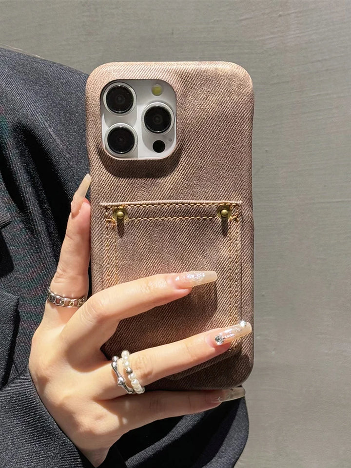 Indigo Denim iPhone Case