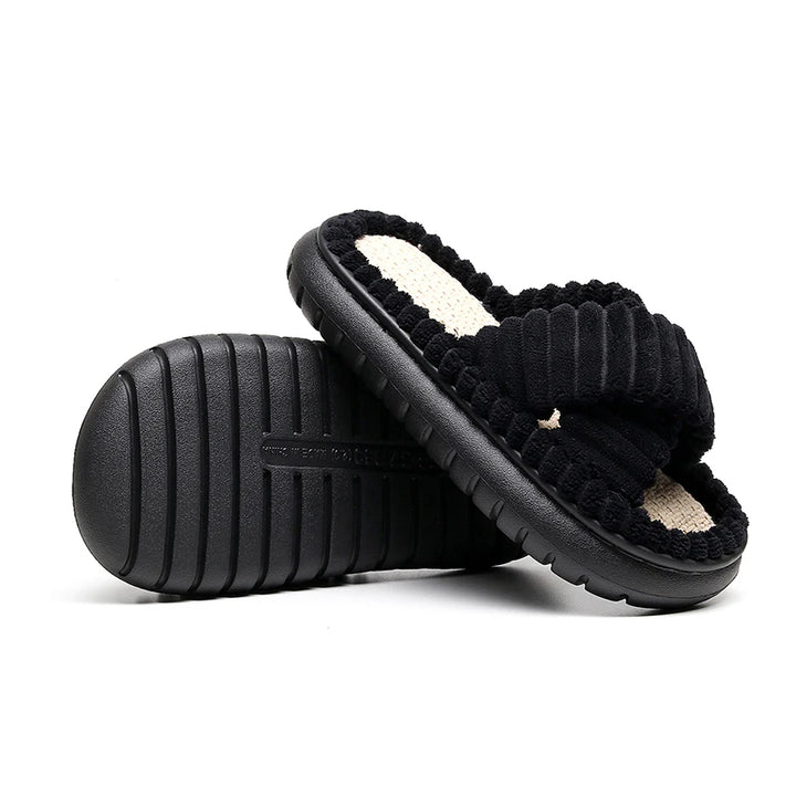 Lush Mellowz Linen Slippers