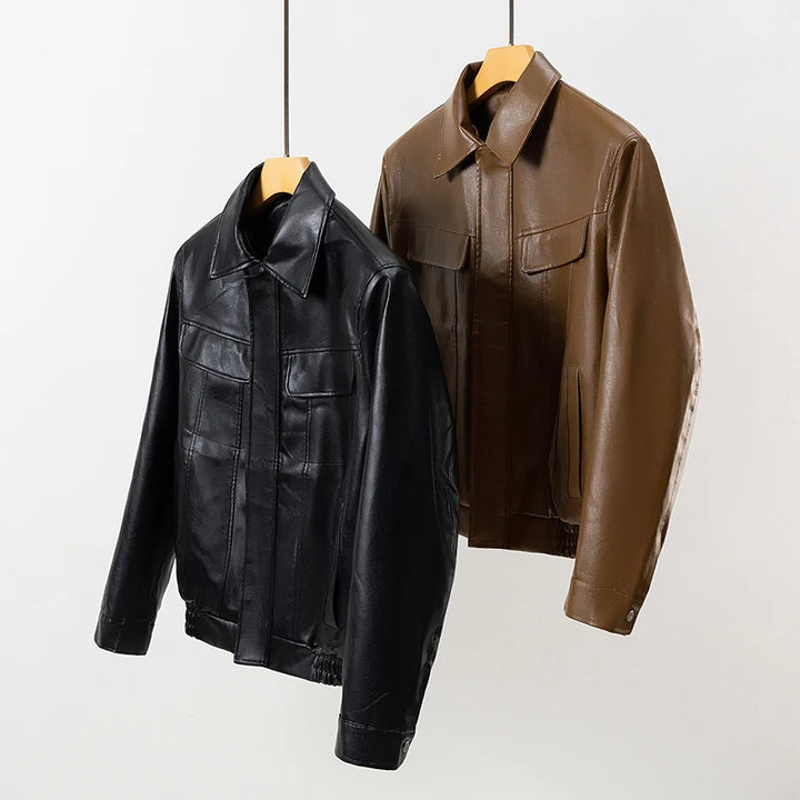 Cyclone Leather Moto Jacket