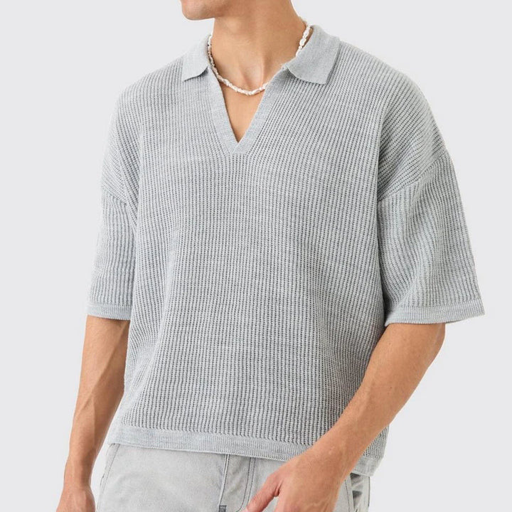 Calloway Waffle Weave Polo Shirt