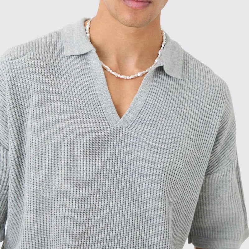 Calloway Waffle Weave Polo Shirt