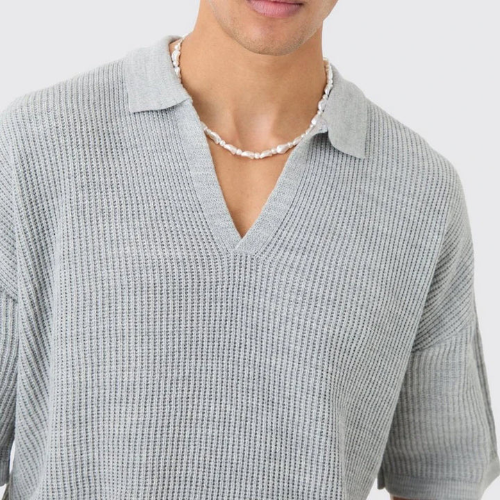 Calloway Waffle Weave Polo Shirt