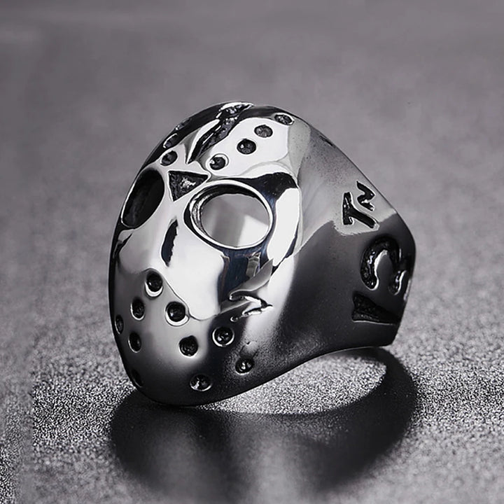 Jason Mask Gothic Ring