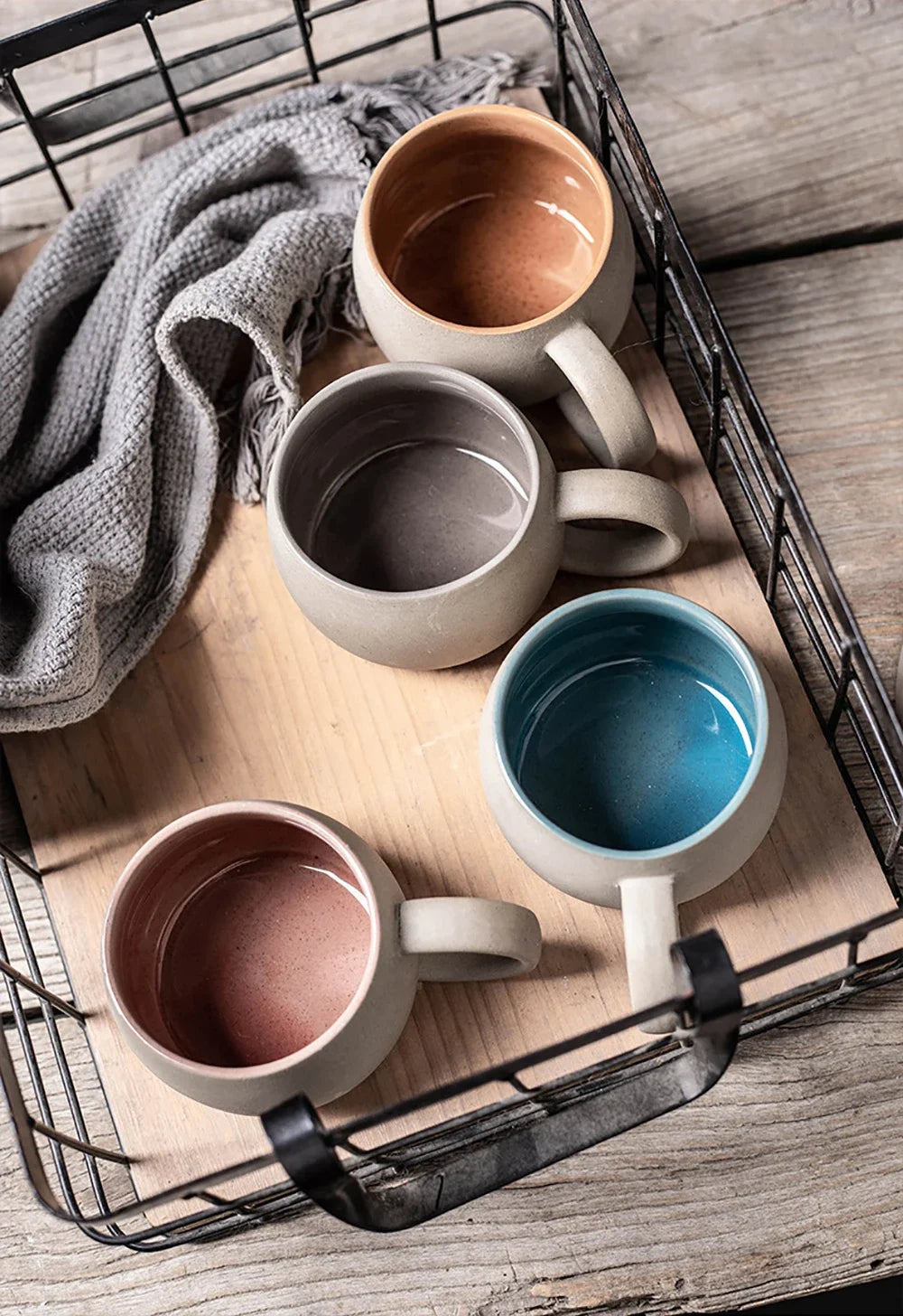 Terra Ceramic Stone Cups