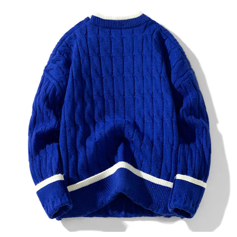 Cascade Cable Knit Sweater Pullover