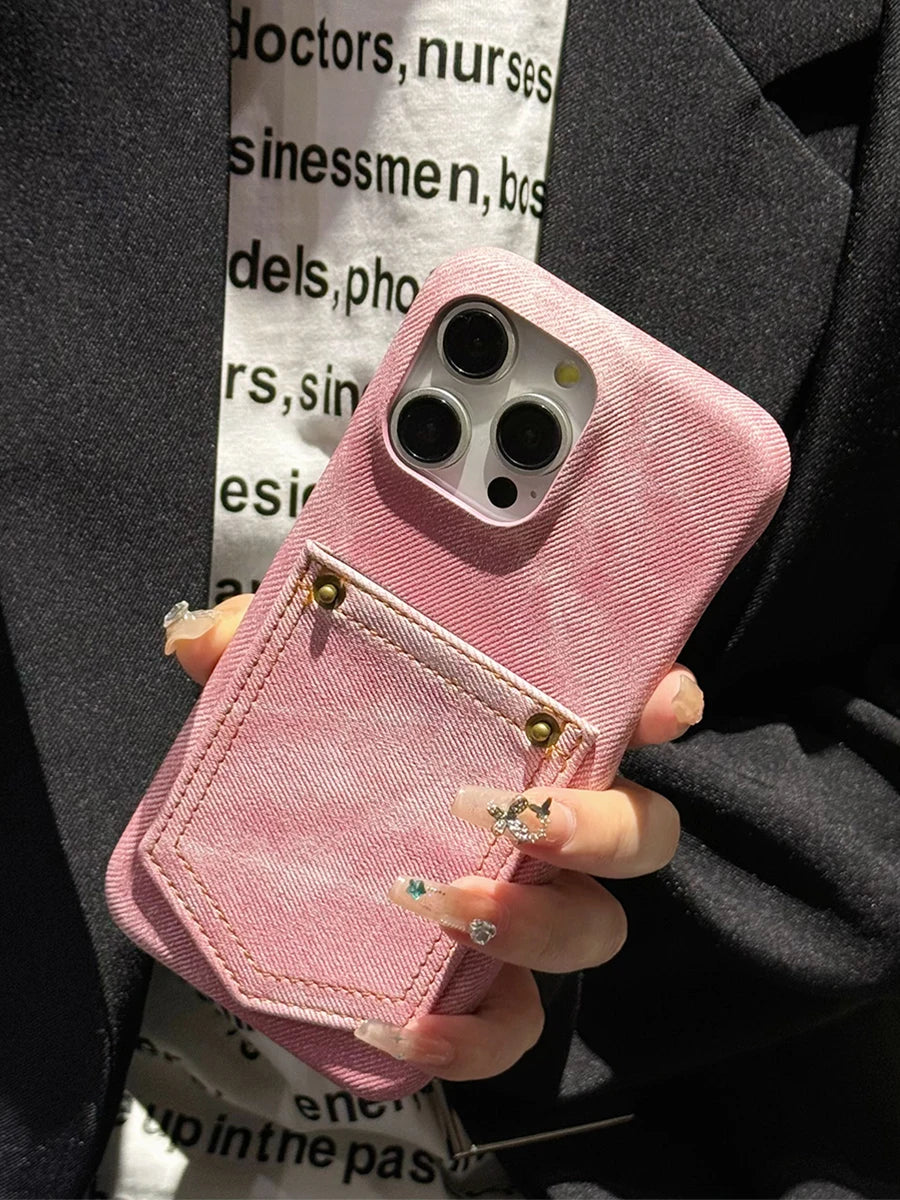 Indigo Denim iPhone Case
