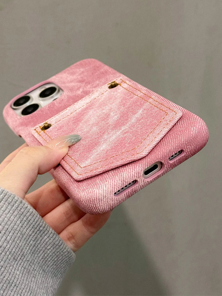 Indigo Denim iPhone Case