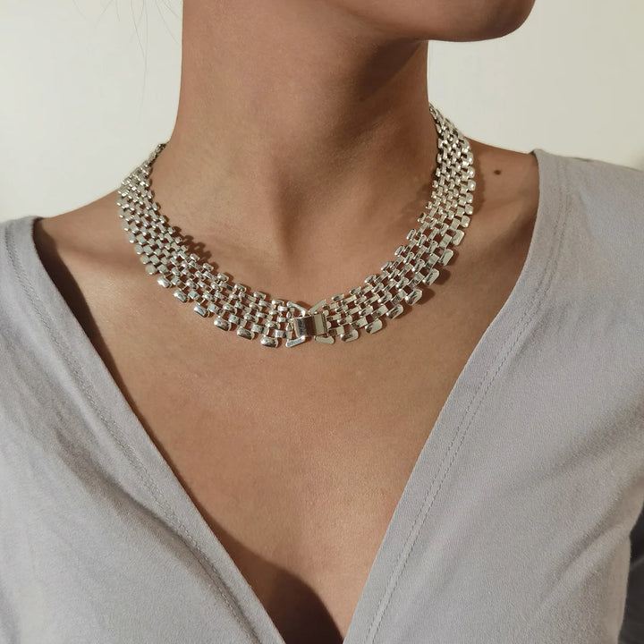 Astrid Mesh-Style Necklace