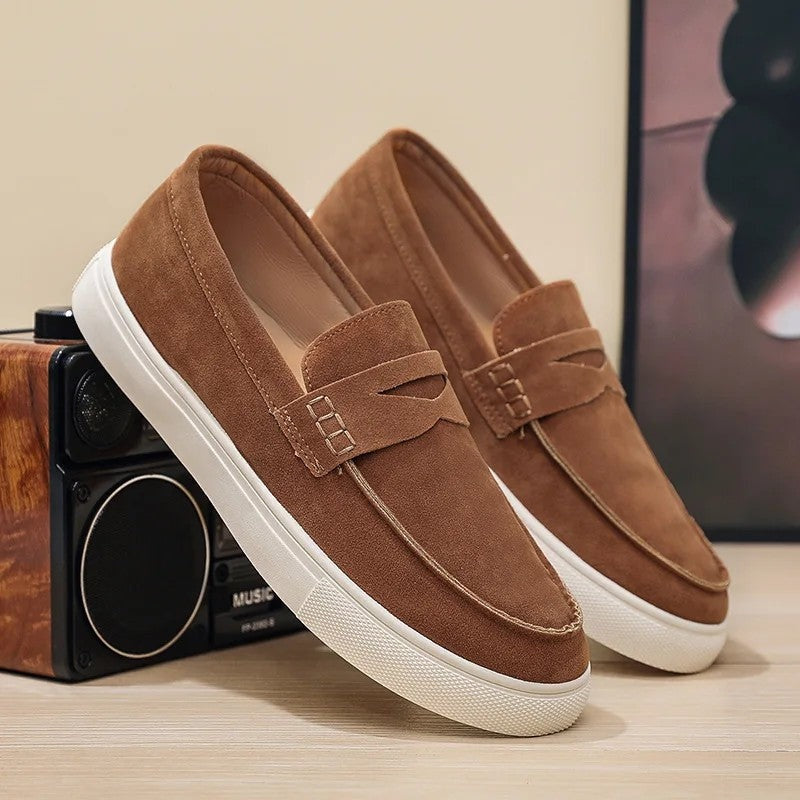 Arlino Suede Penny Loafer Sneakers