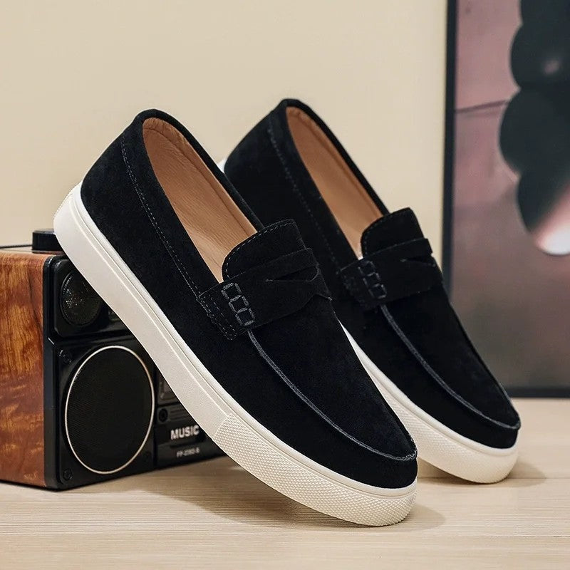 Arlino Suede Penny Loafer Sneakers