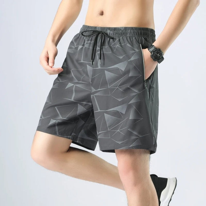 Athletic Quick-Dry Drawstring Swim Trunks