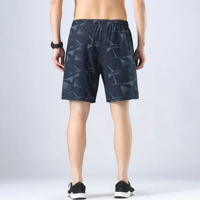 Athletic Quick-Dry Drawstring Swim Trunks