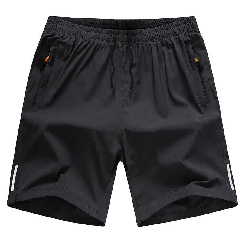 Athletic Stretch Drawstring Running Shorts