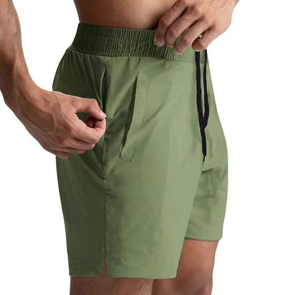 Athletic Stretch Drawstring Shorts