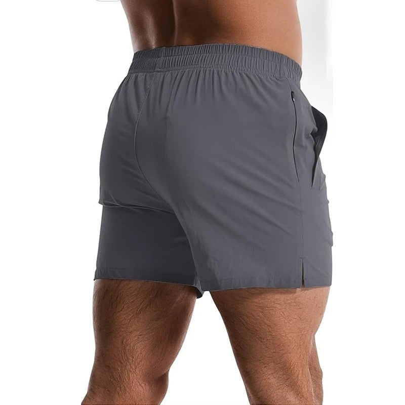 Athletic Stretch Drawstring Shorts