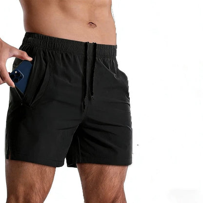 Athletic Stretch Drawstring Shorts