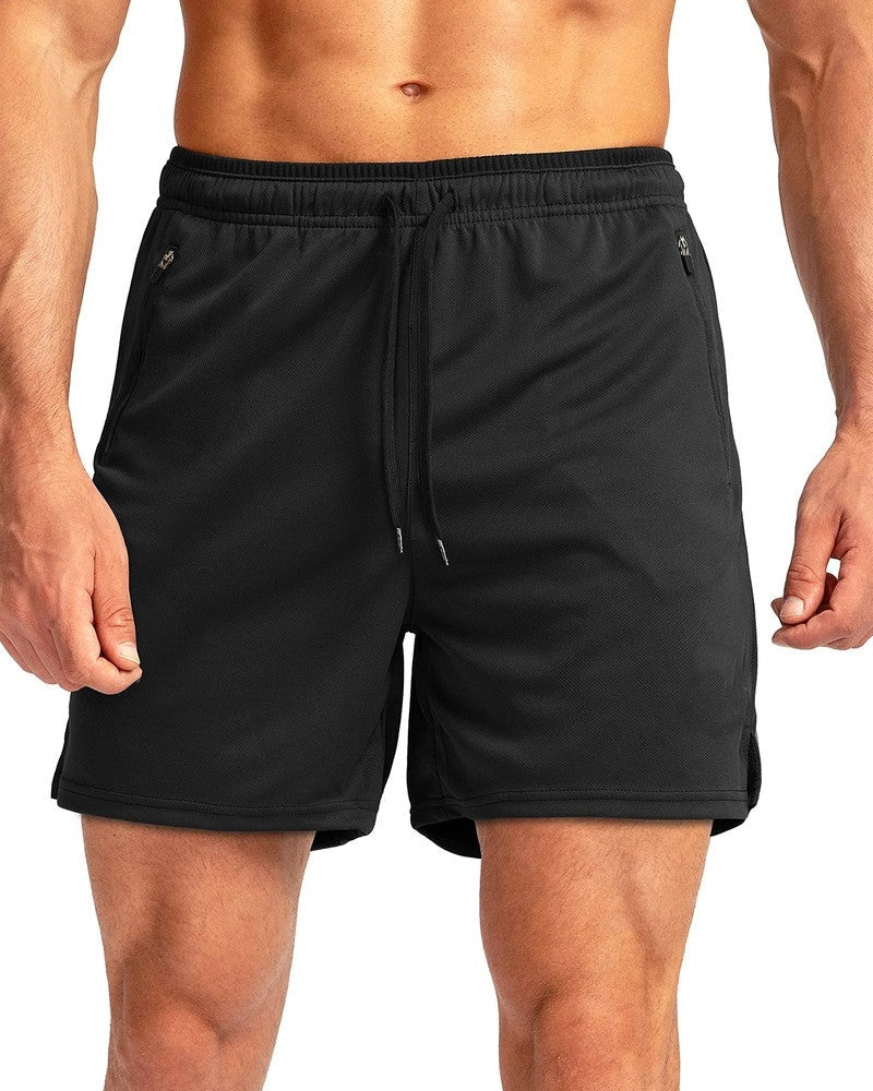 Athletic Zip Pocket Relaxed Shorts
