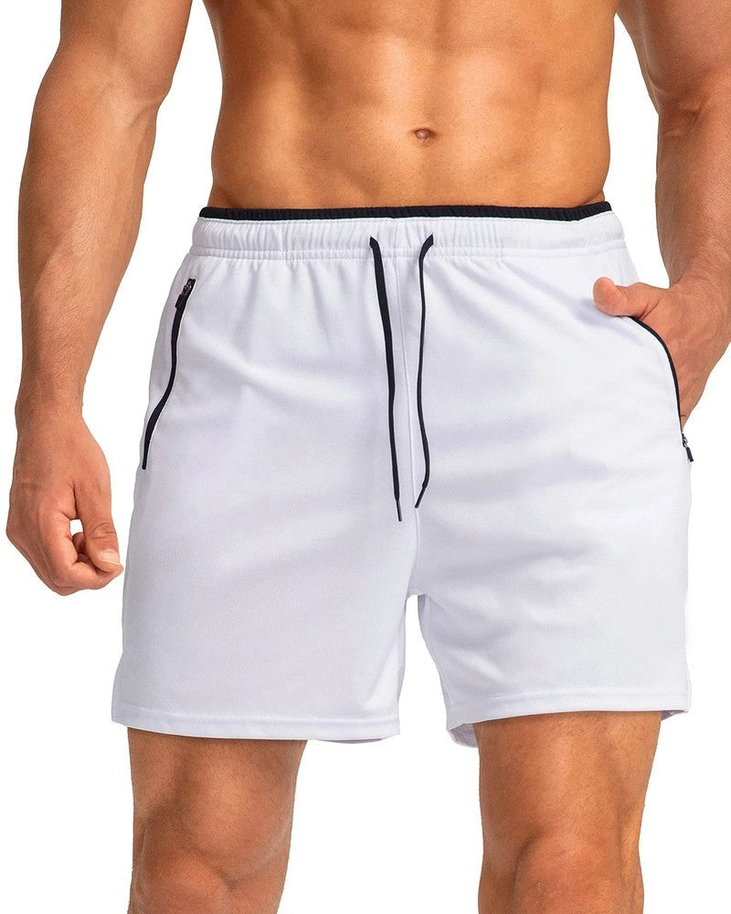 Athletic Zip Pocket Relaxed Shorts