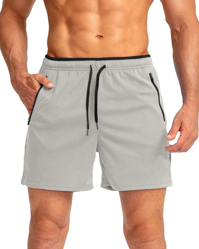 Athletic Zip Pocket Relaxed Shorts