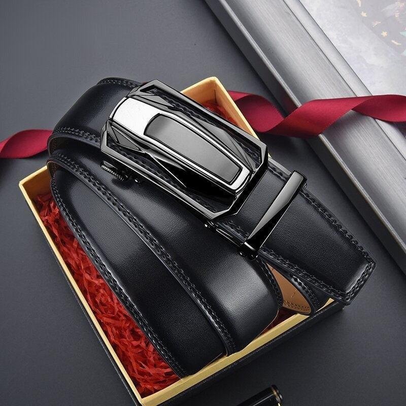 Automatic Buckle Dress Belt