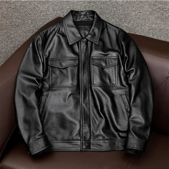 Vintage Outlaw Genuine Leather Jacket