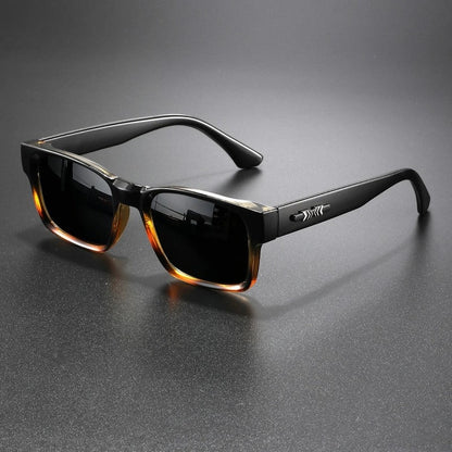 Brivano Square Frame Retro Sunglasses