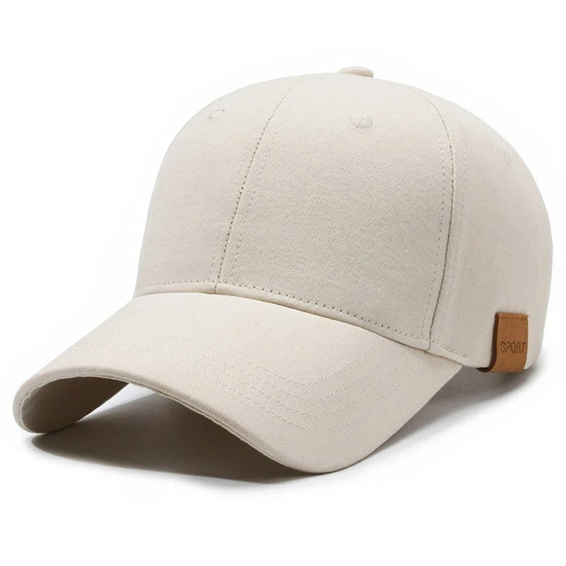 Cotton Adjustable Curved Brim Baseball Cap