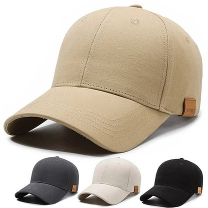 Cotton Adjustable Curved Brim Baseball Cap