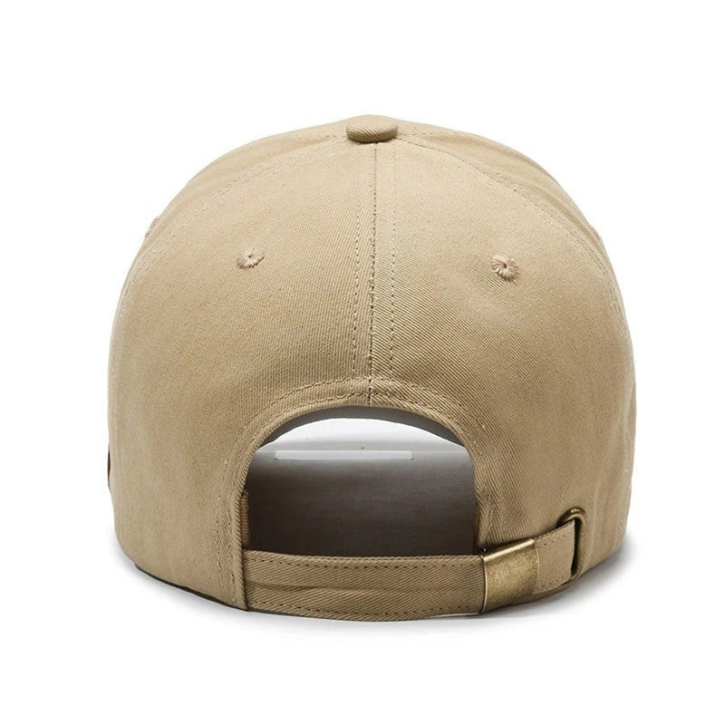 Cotton Adjustable Curved Brim Baseball Cap