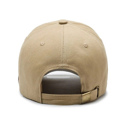 Cotton Adjustable Curved Brim Baseball Cap