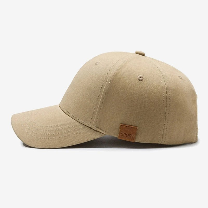Cotton Adjustable Curved Brim Baseball Cap