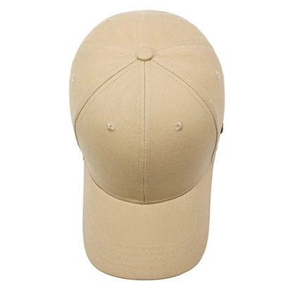 Cotton Adjustable Curved Brim Baseball Cap