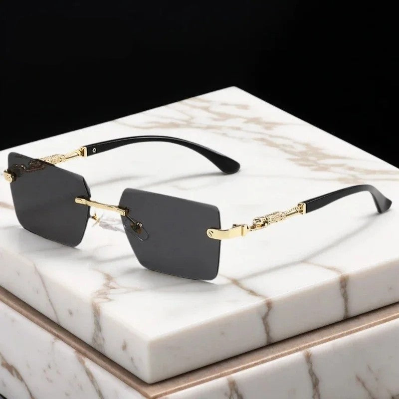 Dervin Rimless Square Elegant Sunglasses