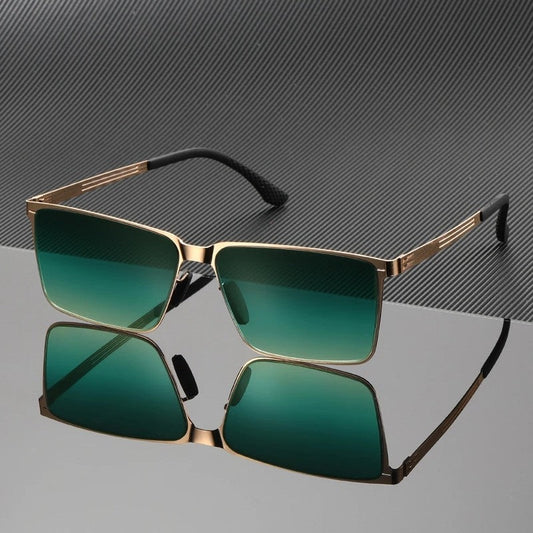 Dervon Square Metal Frame Sunglasses