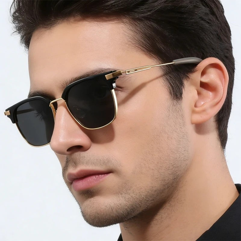 Dovari Clubmaster Metal Frame Sunglasses