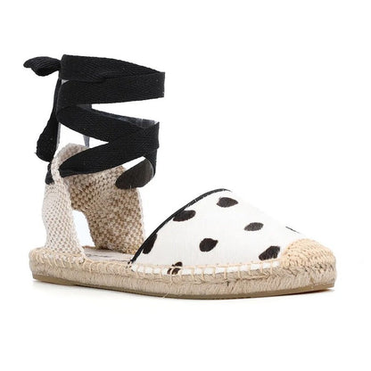 Ferona Espadrille Lace-Up Flats