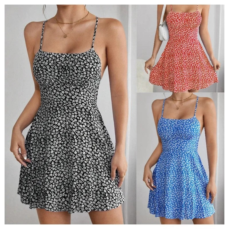 Floral Fitted Mini Sundress