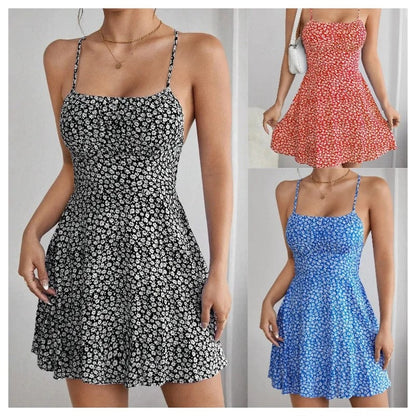 Floral Fitted Mini Sundress