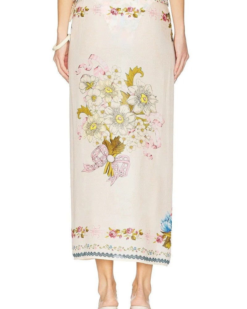 Floral Lightweight Beach Cover-Up Sarong