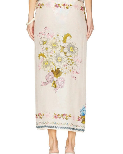Floral Lightweight Beach Cover-Up Sarong